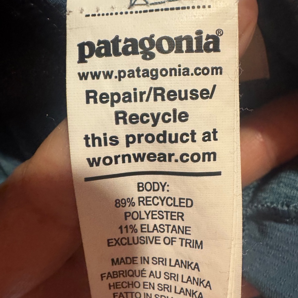 Patagonia Backless Blue Dress - Picture 3 of 3